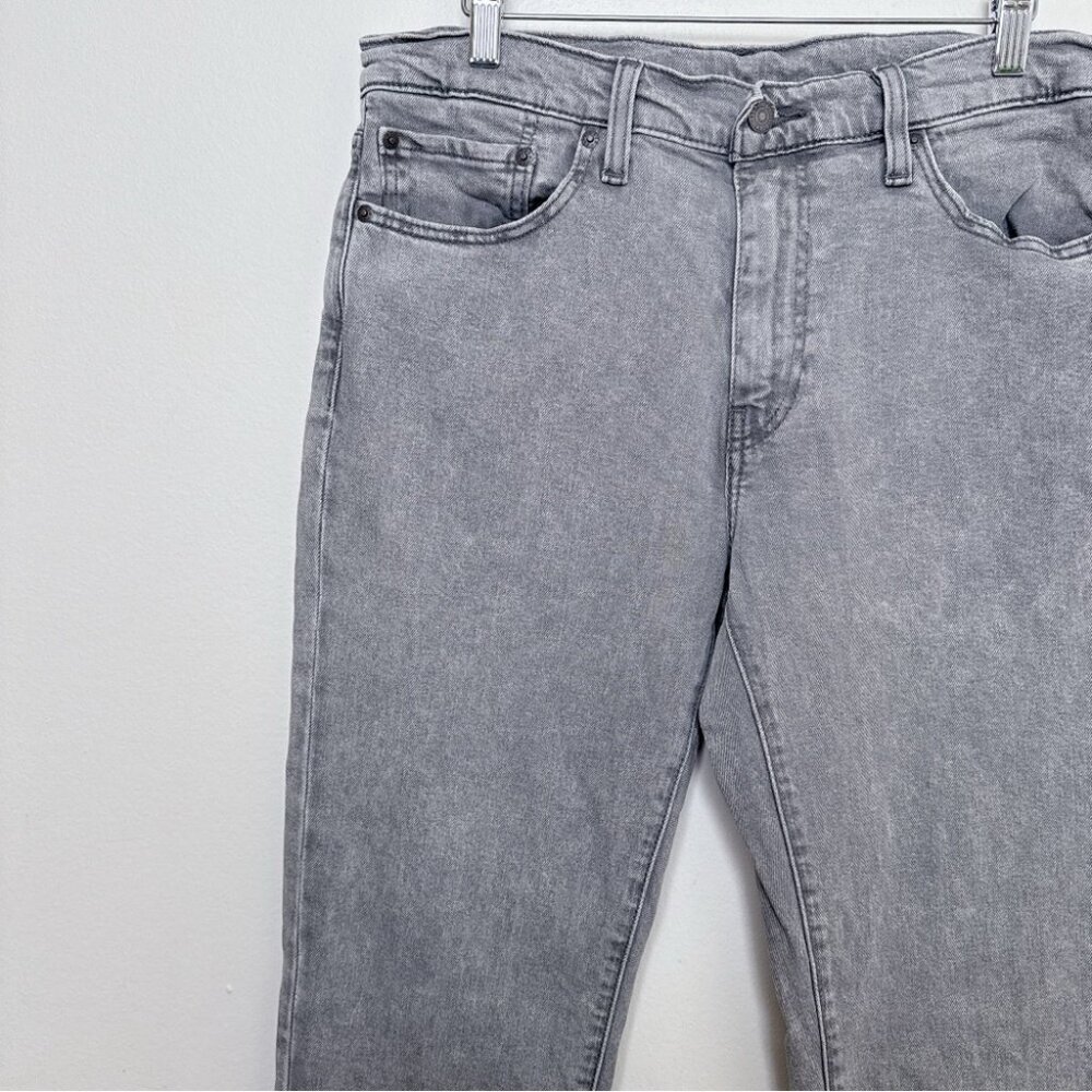 Levi's Mens 33x32 Premium 511 Slim Fit Grey Jeans - Picture 4 of 16